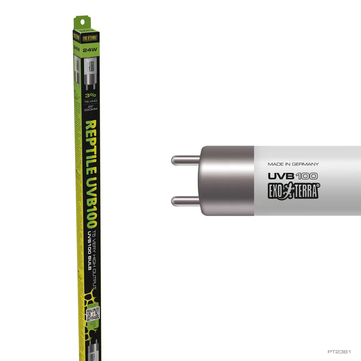 Exo Terra - UVB 100 HO T5 Bulb – 3% UVB (Ferguson Zone 1)