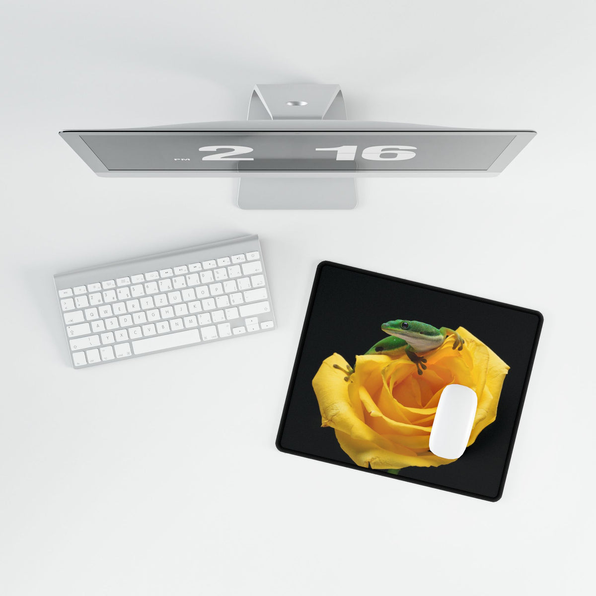 Botanical Day Gecko Mouse Pad