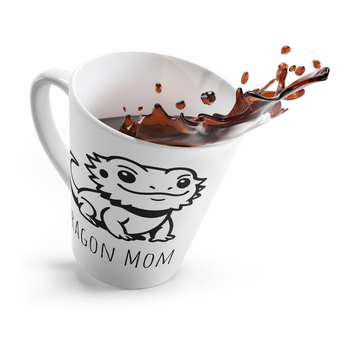 "Dragon Mom" 12 oz Ceramic Latte Mug