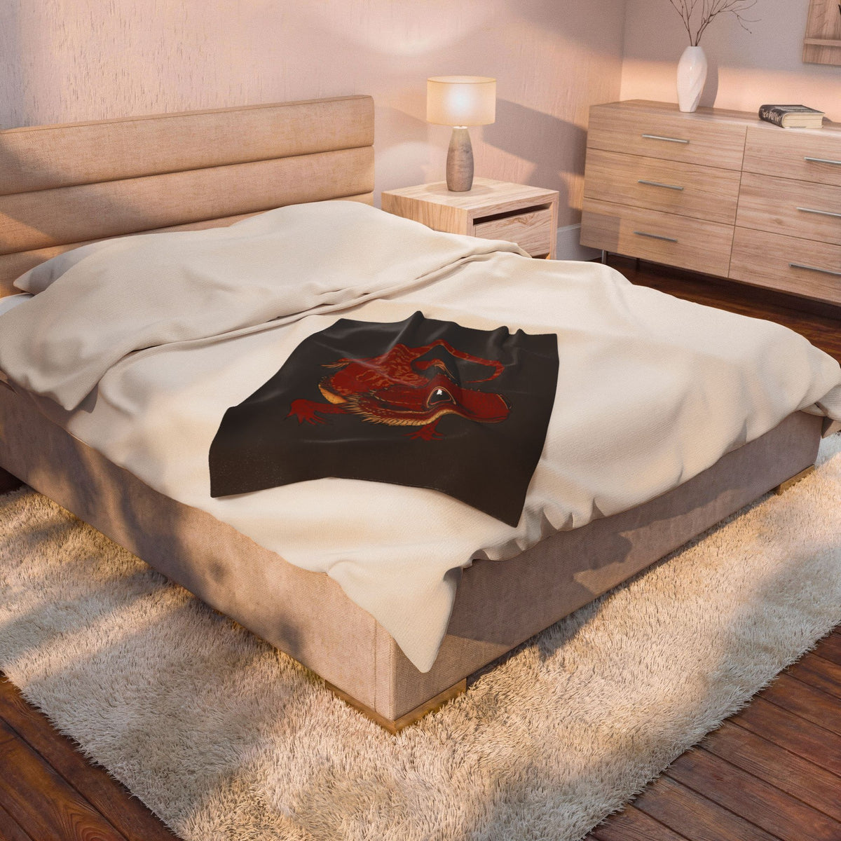 Red Bearded Dragon Throw