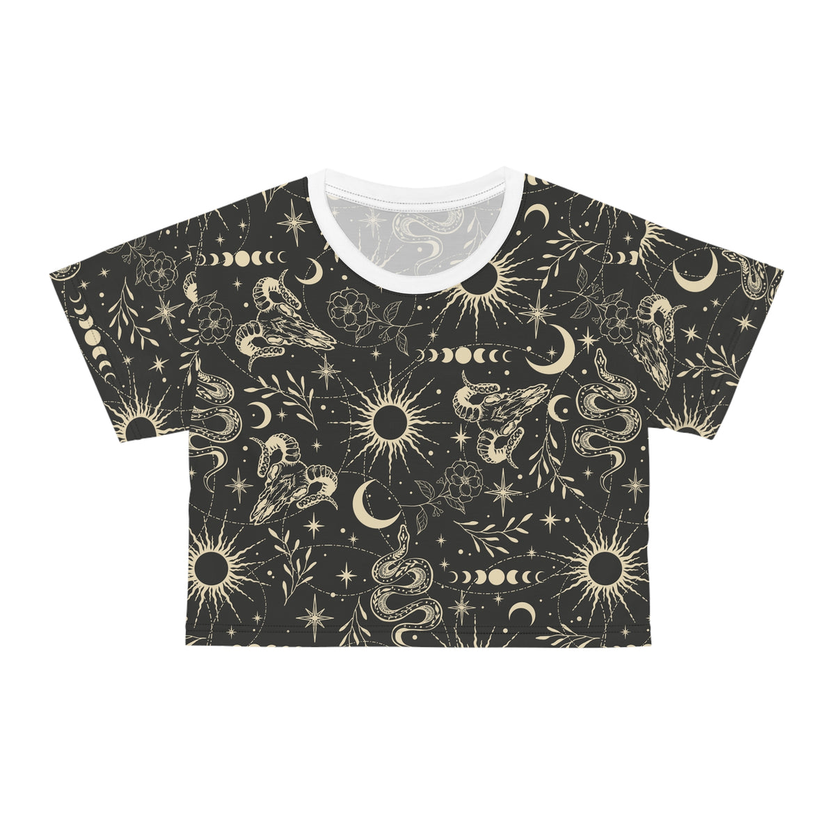 Celestial Serpent All-Over Print Crop Top
