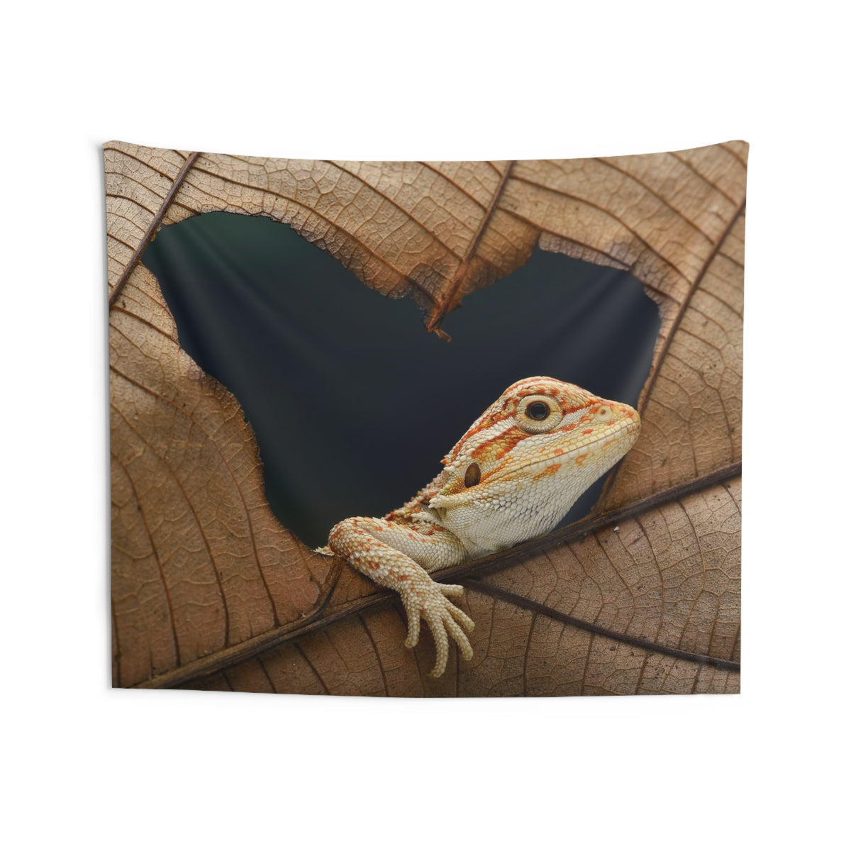 Bearded Dragon "Heart of the Wild" Wall Tapestry