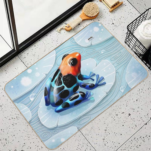 Poison Dart Frog Rapid-Drying Bath Mat