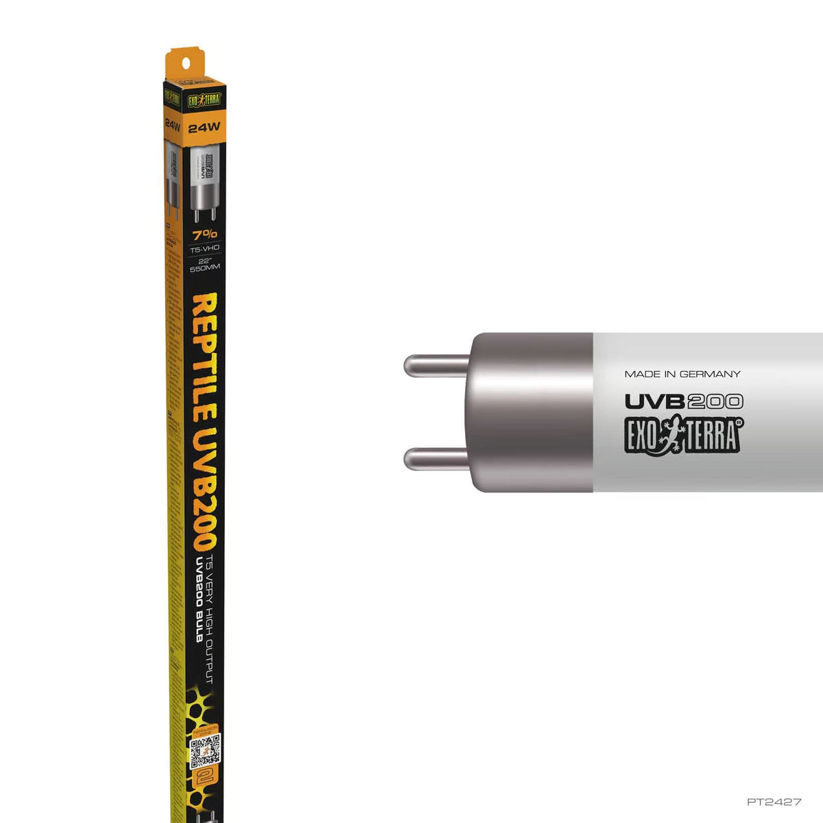Exo Terra - UVB 200 HO T5 Bulb – 7% UVB (Ferguson Zone 2)