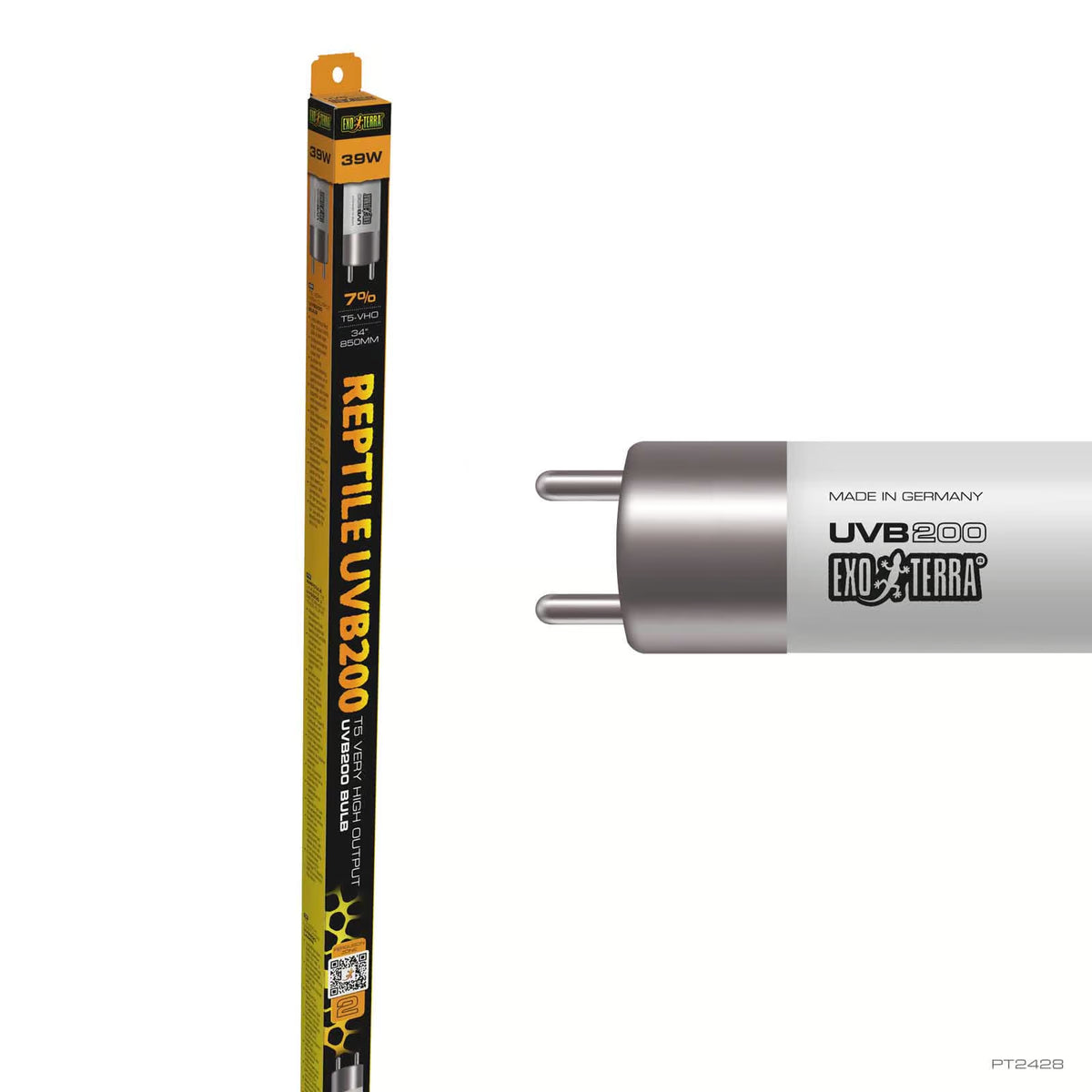 Exo Terra - UVB 200 HO T5 Bulb – 7% UVB (Ferguson Zone 2)