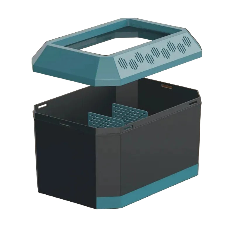 Feeder Insect Keeper with Pull-Out Cleaning Drawer
