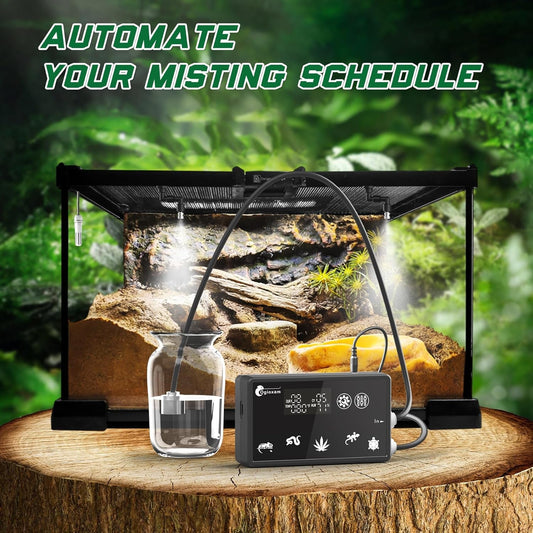 Smart Humidifier & Automatic Misting System with Programmable Timer