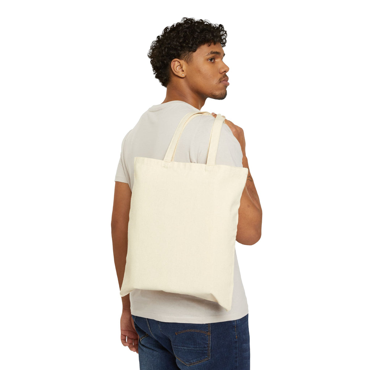 Leopard Gecko Silhouette Canvas Tote