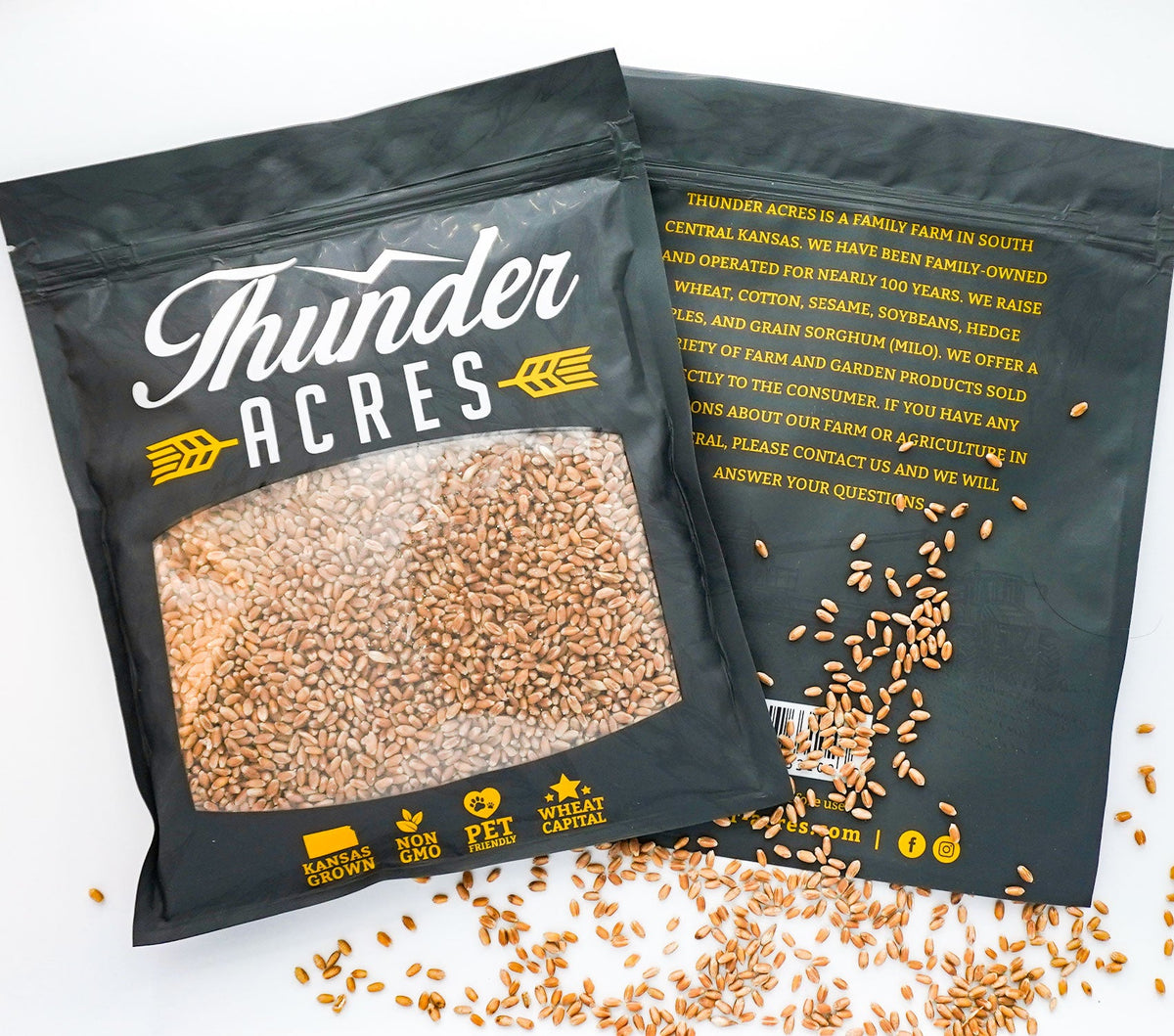 Hard Red Winter Wheatgrass Seeds (Triticum aestivum)