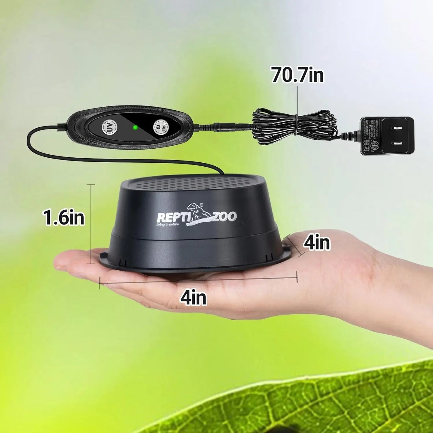 Dimmable UVB Reptile Light – Adjustable UVA/UVB LED Fixture