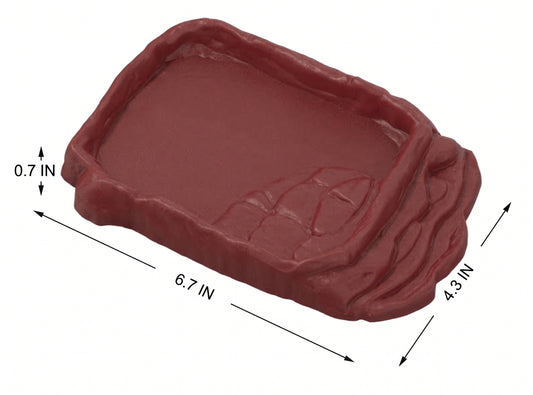 Rock-Style Stepped Reptile Dish