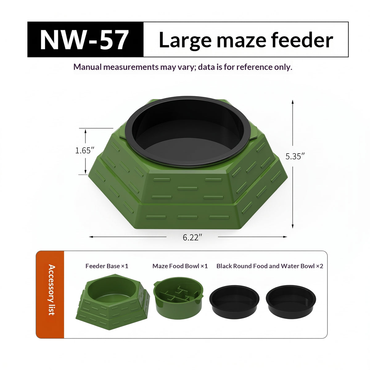 Reptile Maze Slow Feeder & Multi-Basin System