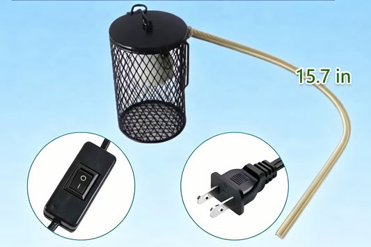 Anti-Scald Hanging Mesh Heater Guard & Ceramic Fixture