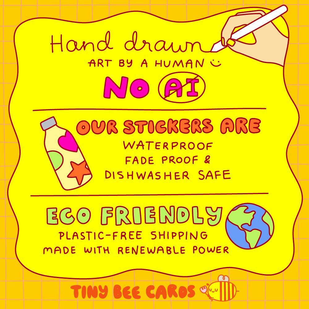 "Napsalotl" Axolotl Vinyl Sticker – 2.2" x 3"