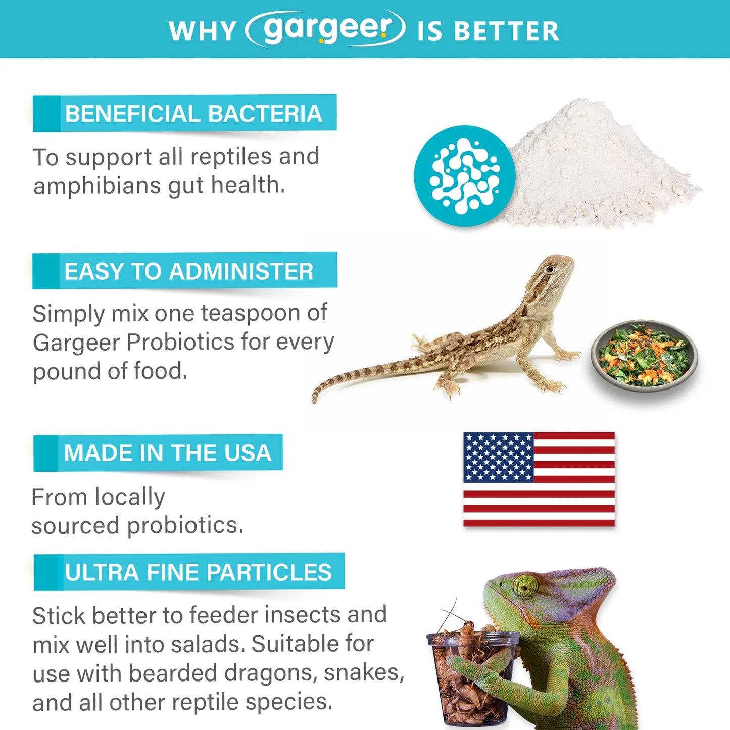 Gargeer All Reptiles Probiotic Supplement