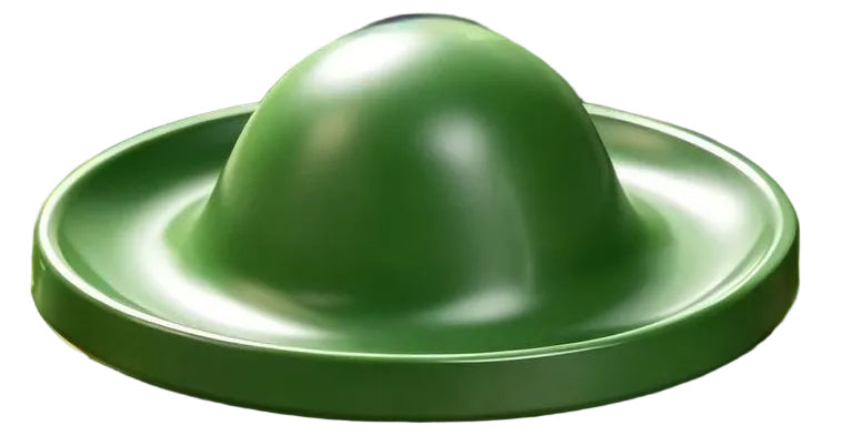 Raised-Center Anti-Trample Feeding Dish