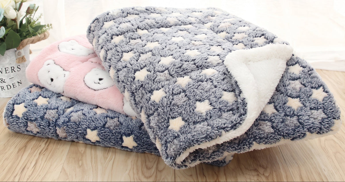 Fleece Lounger Bed & Cuddle Blanket