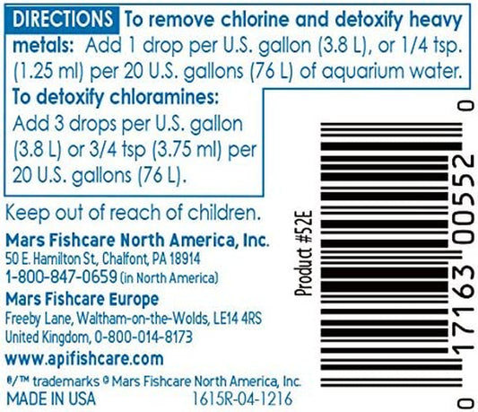 API Tap Water Conditioner (1 oz)