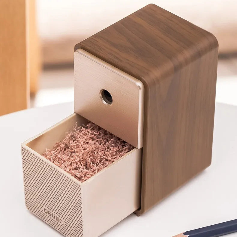 Deli Vintage Speaker Hand-Crank Pencil Sharpener (Model 71160)