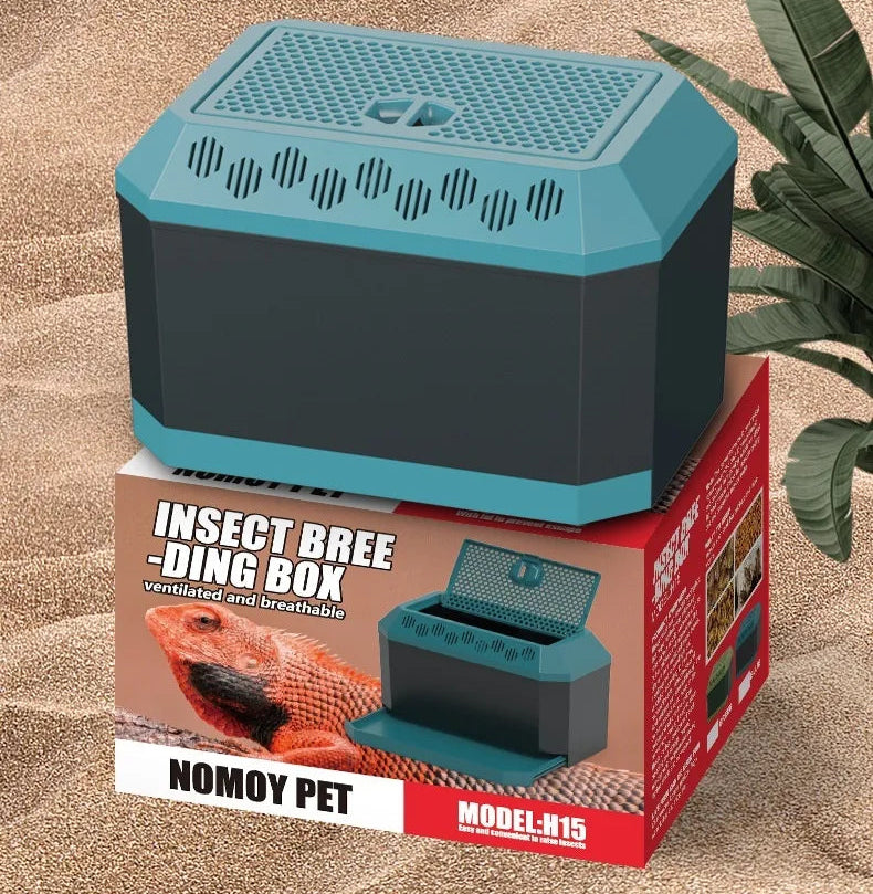 Feeder Insect Keeper with Pull-Out Cleaning Drawer