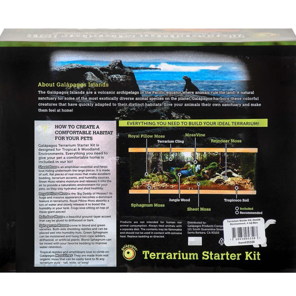 Galapagos Humid Terrarium Starter Kit
