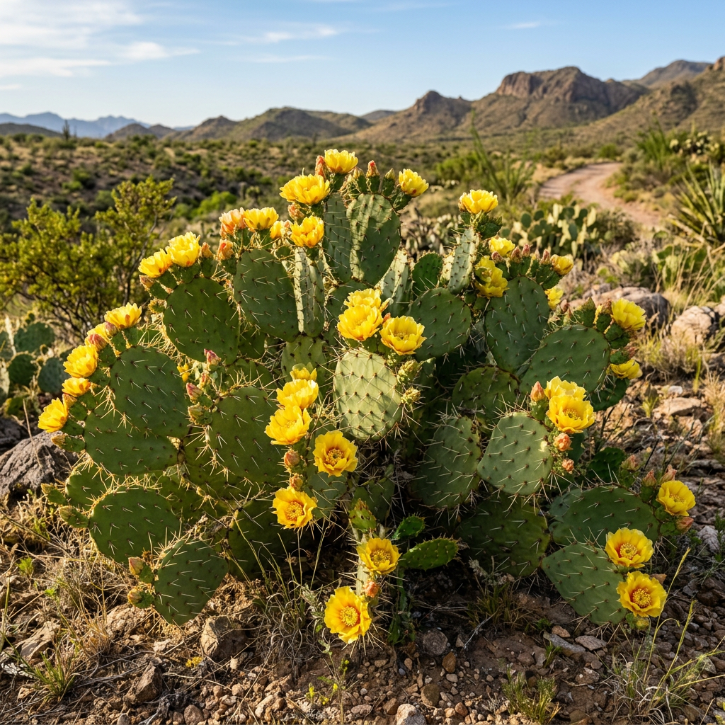 Green Prickly Pear (Opuntia lindheimeri) seeds (20 pack)