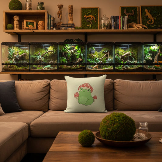 Mushroom Frog Pillowcase