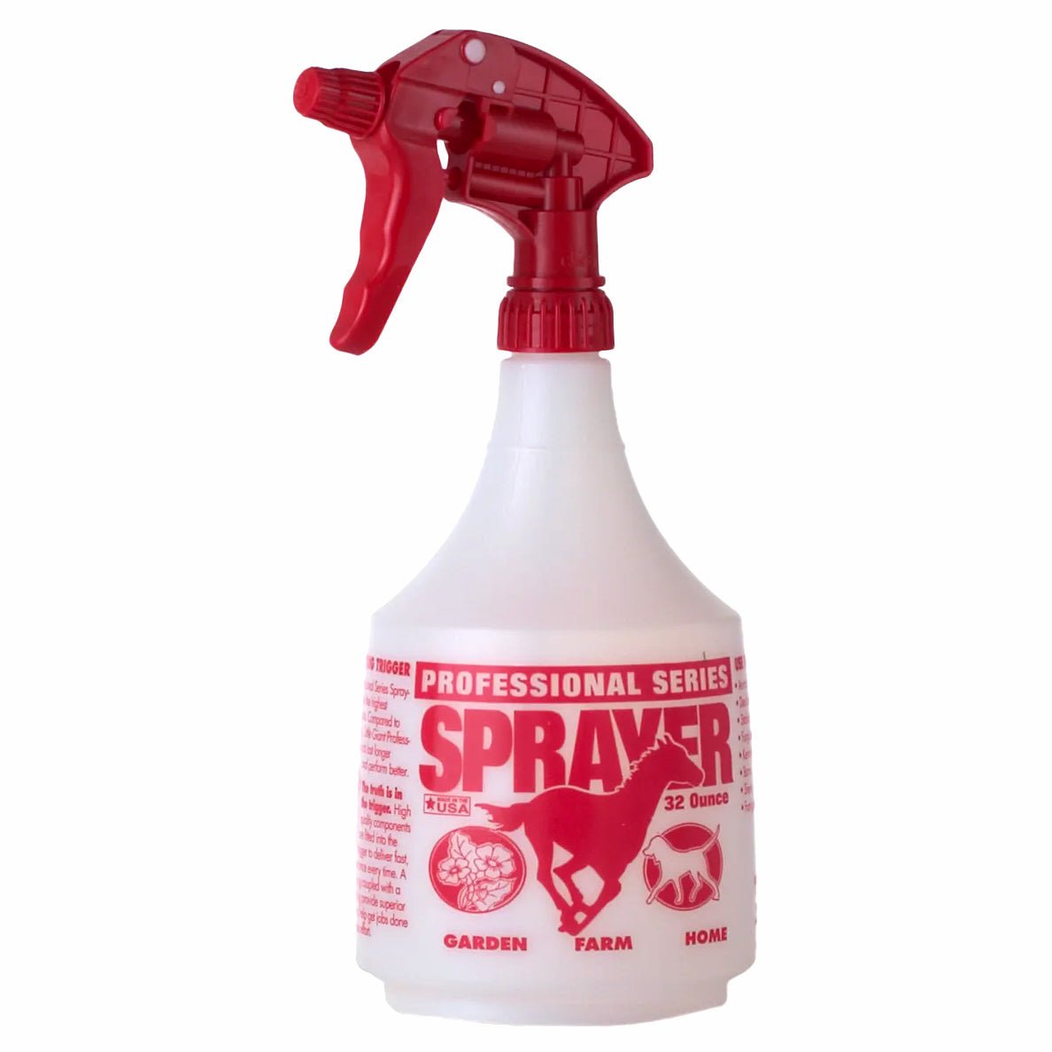 Professional Heavy-Duty Spray Bottle (32 oz / 1 Quart)