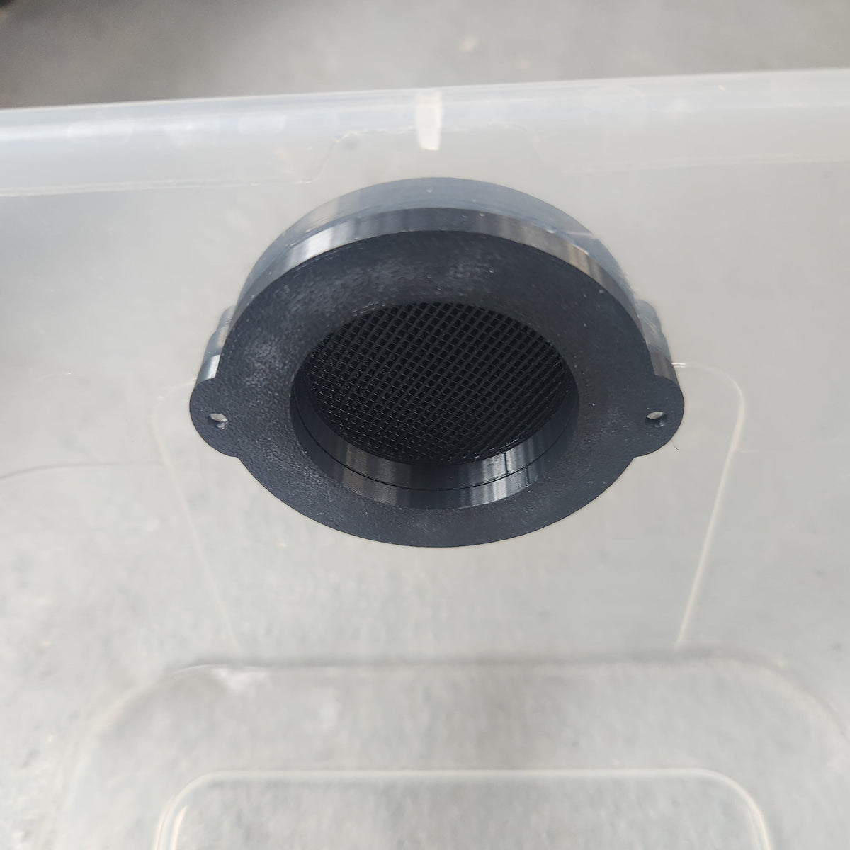 3D-Printed PETG Ventilated Feeding Hatch for Reptile & Invertebrate Bins