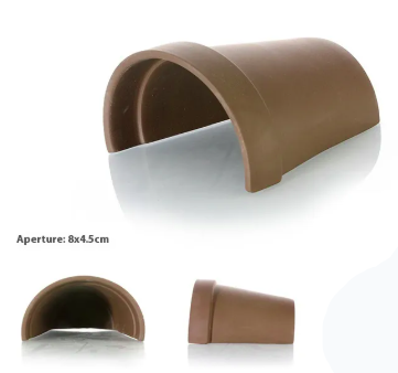 Natural Terracotta Half-Pot Caves