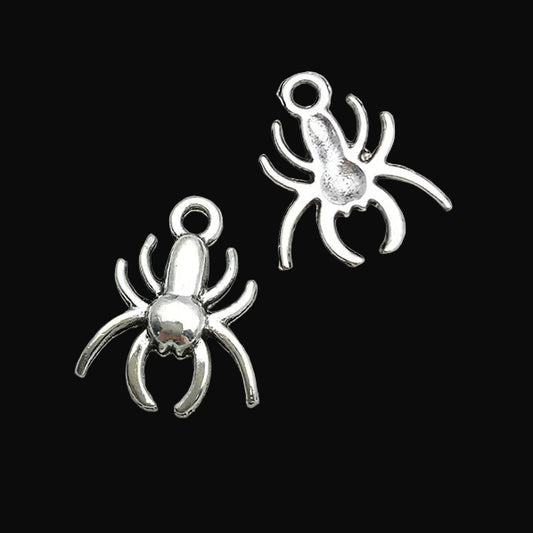 Spider & Web Alloy Charms