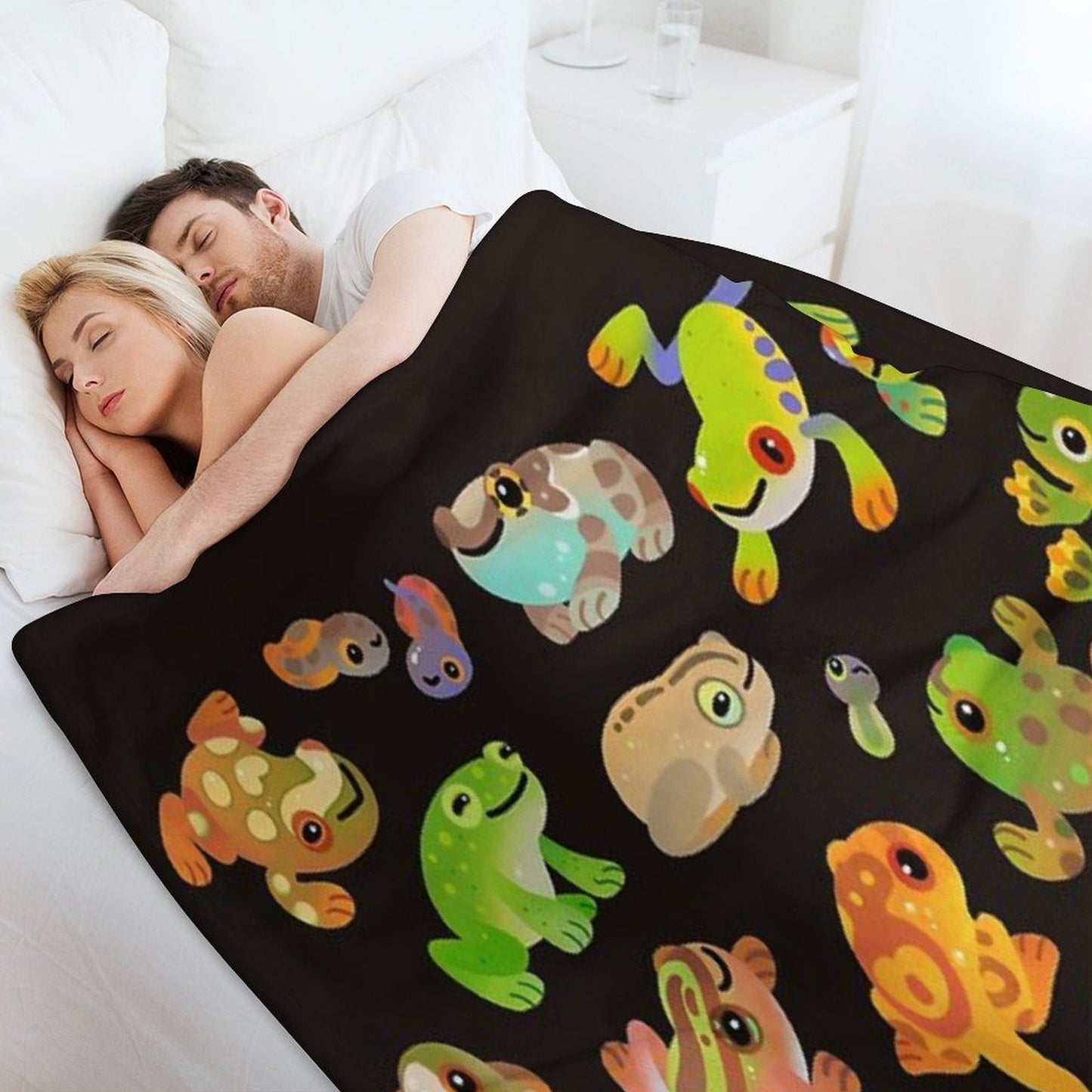 Tree Frog - Dark Throw Blanket