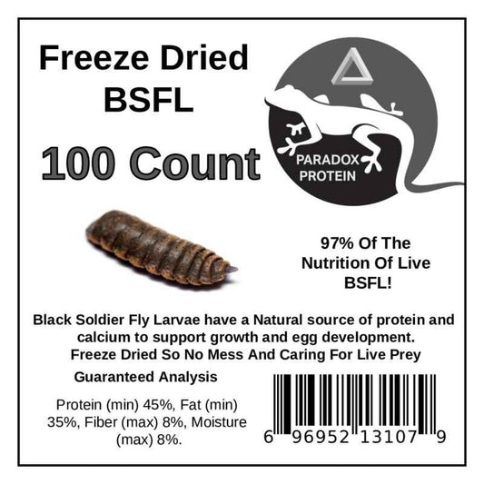 Freeze Dried Black Soldier Fly Larvae (Includes 2 Day Shipping)