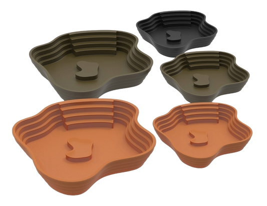 Contour 2-in-1 Reptile Soaking Basin & Basking Deck