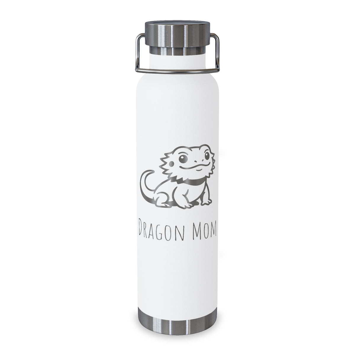 "Dragon Mom" Engraved 22oz Stainless Steel Water Bottle