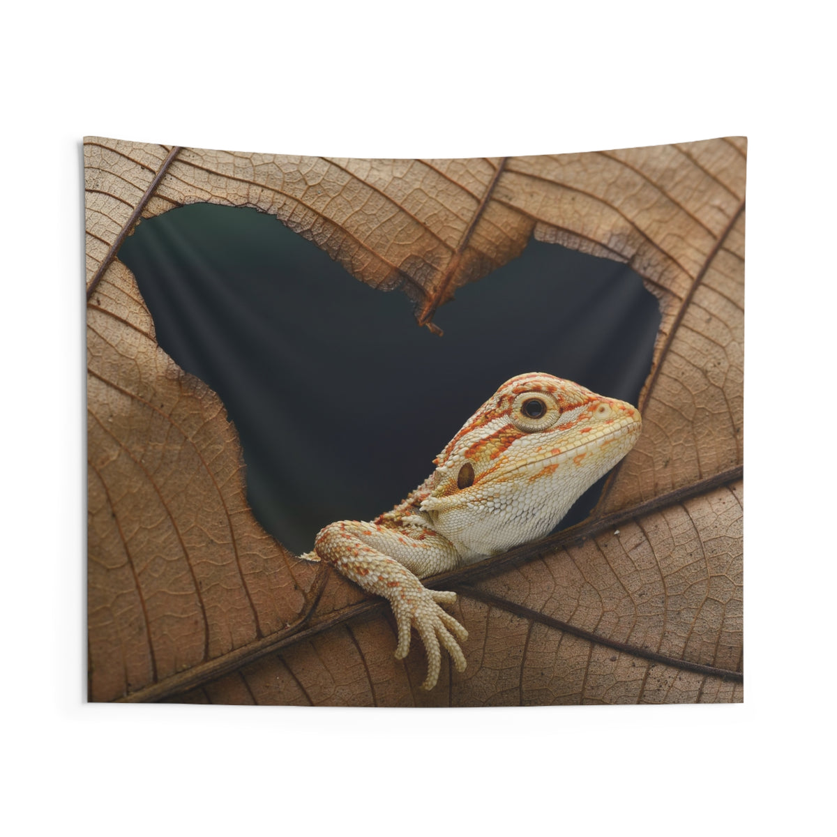 Bearded Dragon "Heart of the Wild" Wall Tapestry