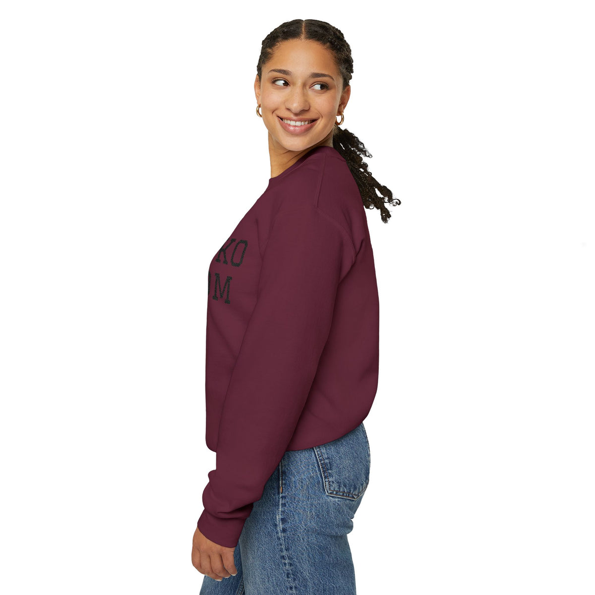 "Gecko Mom" Embroidered Crewneck Sweatshirt