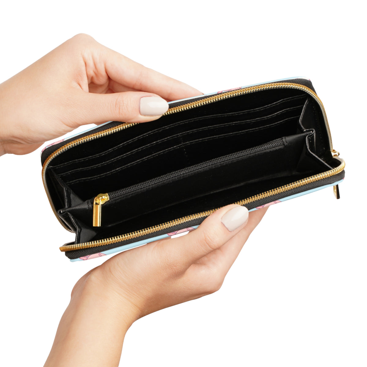 Personalizable Axolotl Zip-Around Wallet