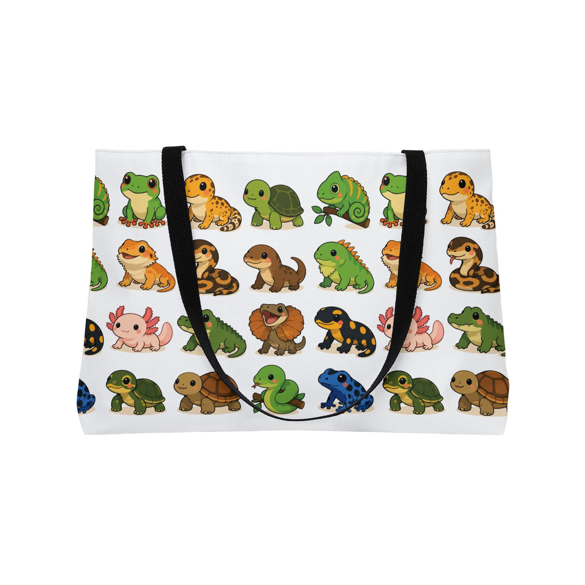 Illustrated Tiny Reptiles & Amphibians Weekender Tote Bag