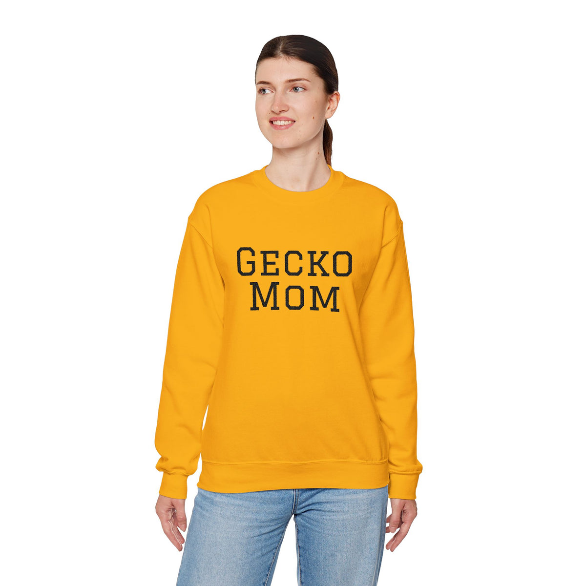 "Gecko Mom" Embroidered Crewneck Sweatshirt