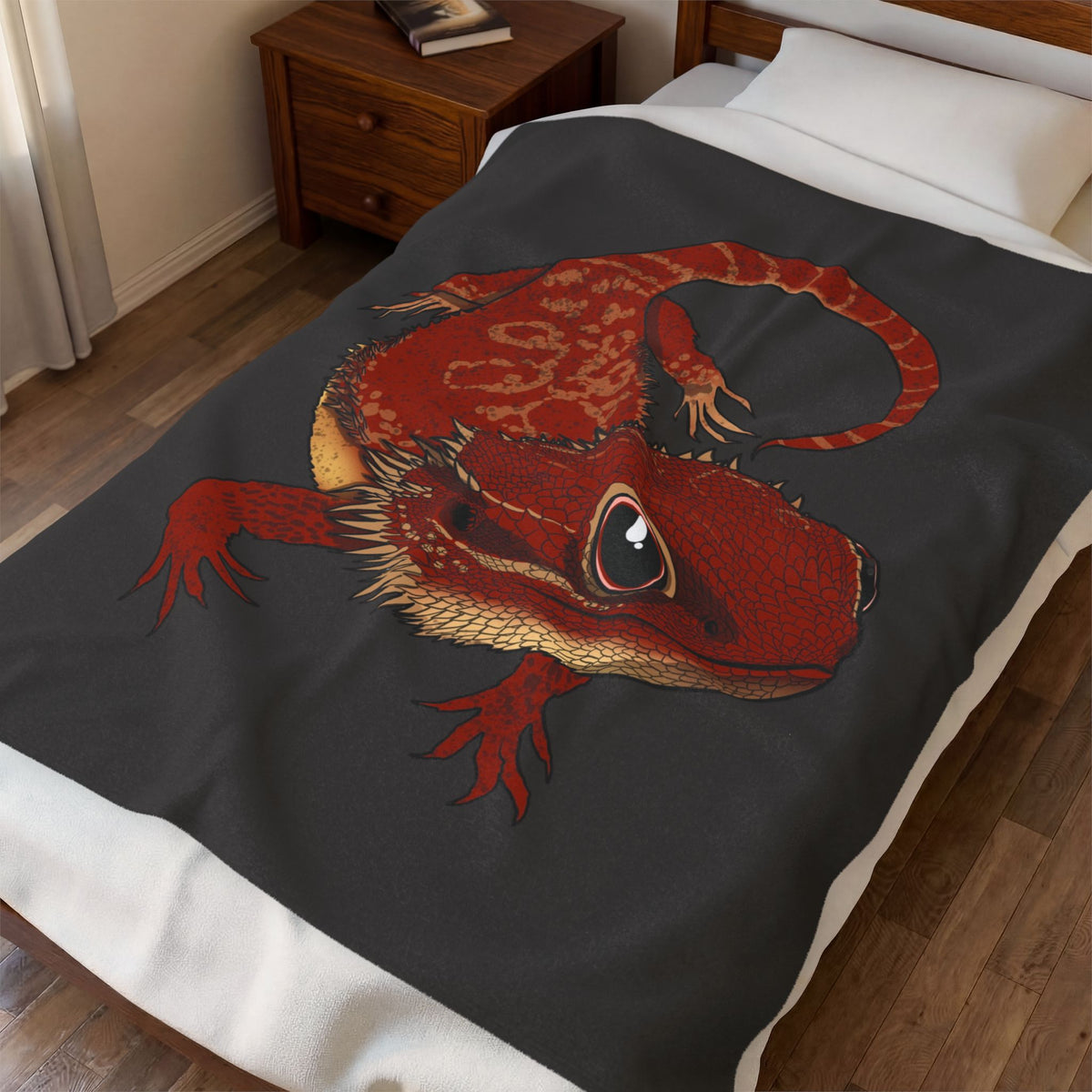 Red Bearded Dragon Throw