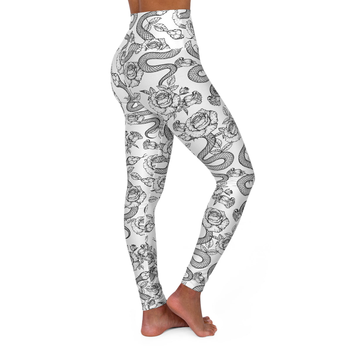 Botanical Serpents High-Waisted Leggings