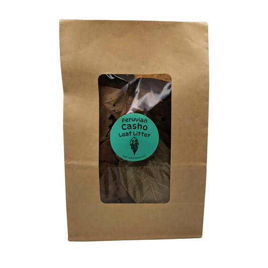 Peruvian Casho Leaf Litter (Anacardium occidentale) 1 oz Bag