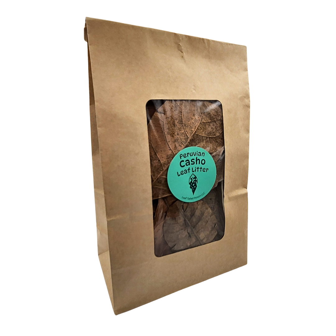 Peruvian Casho Leaf Litter (Anacardium occidentale) 1 oz Bag