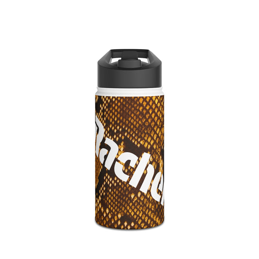Personalized Snake Print Double-Wall Stainless Steel Water Bottle (12oz, 18oz, 32oz)