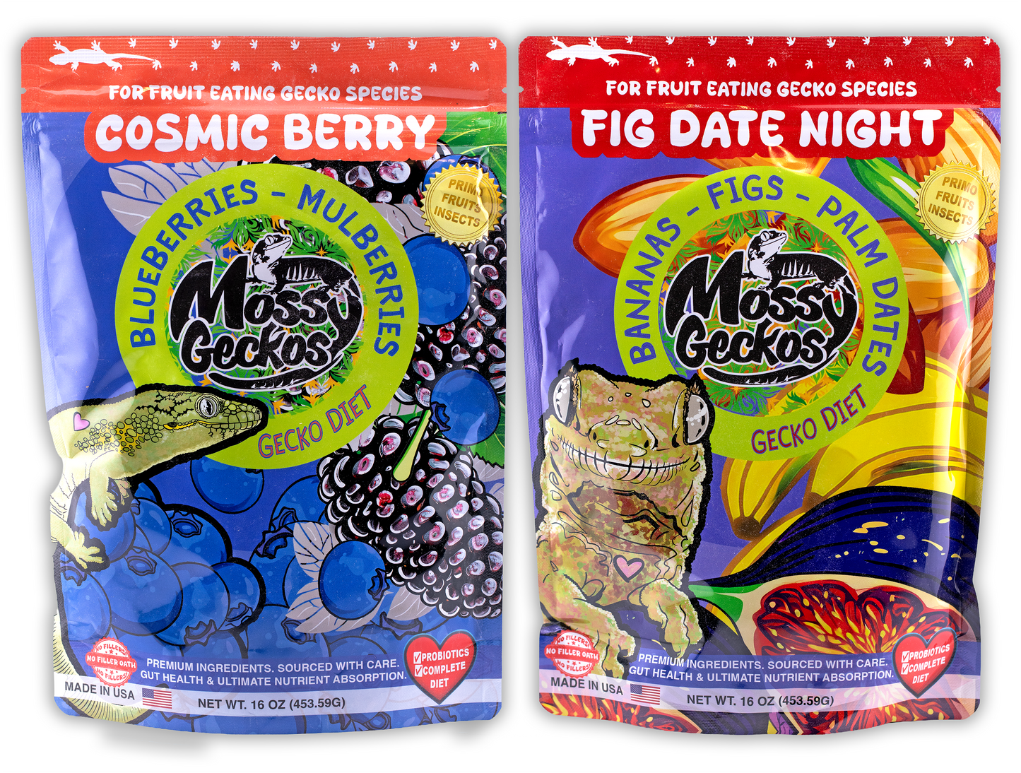 Mossy Geckos - Complete Gecko Diet 16 oz (2-Pack)