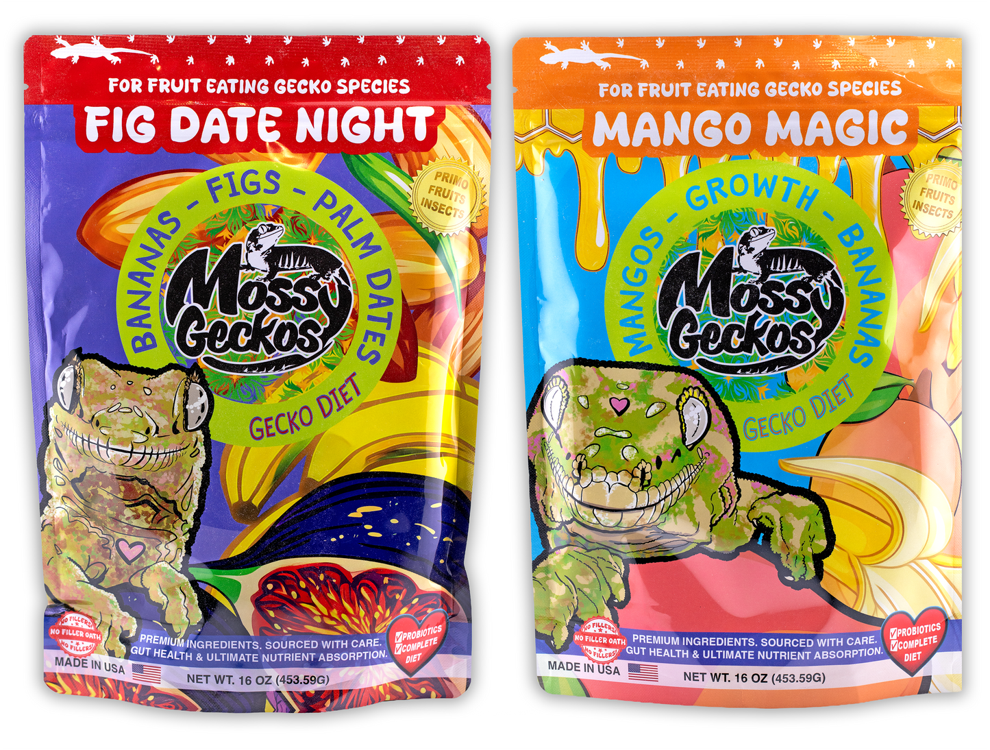 Mossy Geckos - Complete Gecko Diet 16 oz (2-Pack)