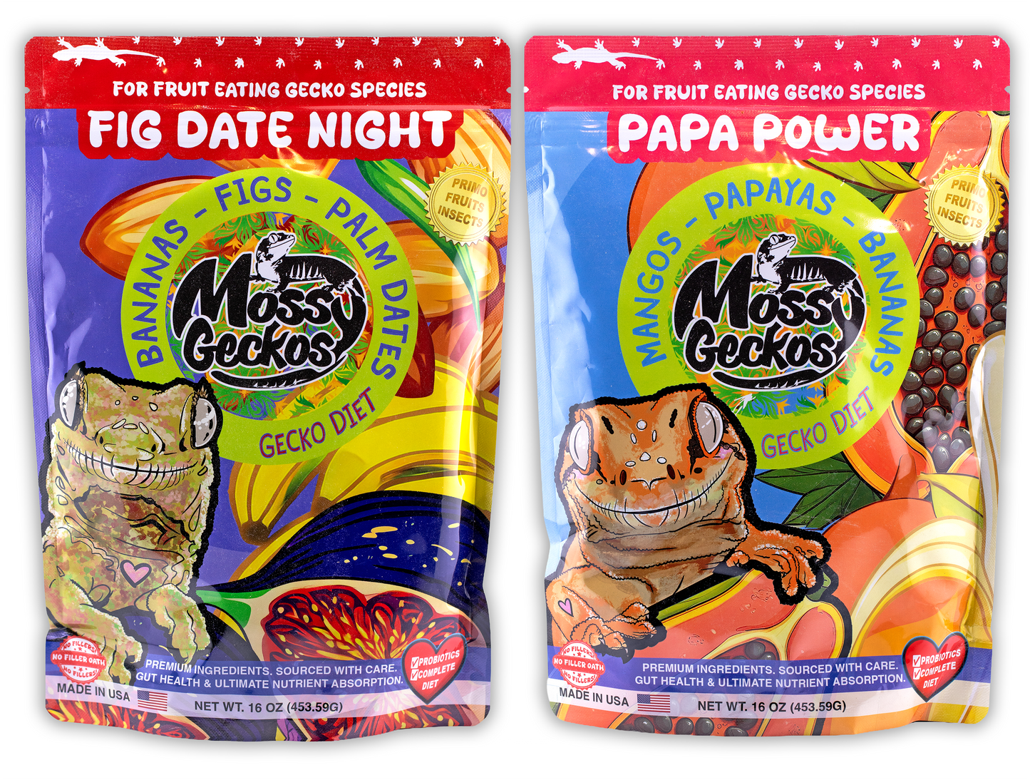 Mossy Geckos - Complete Gecko Diet 16 oz (2-Pack)