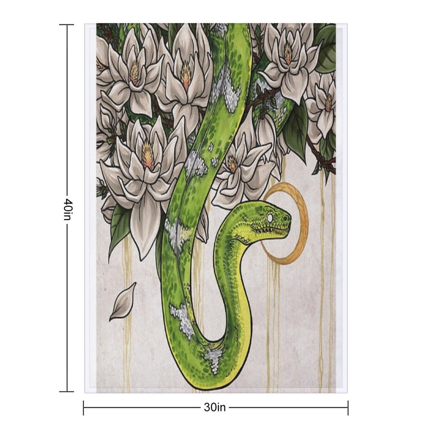 Snake Throw Blanket