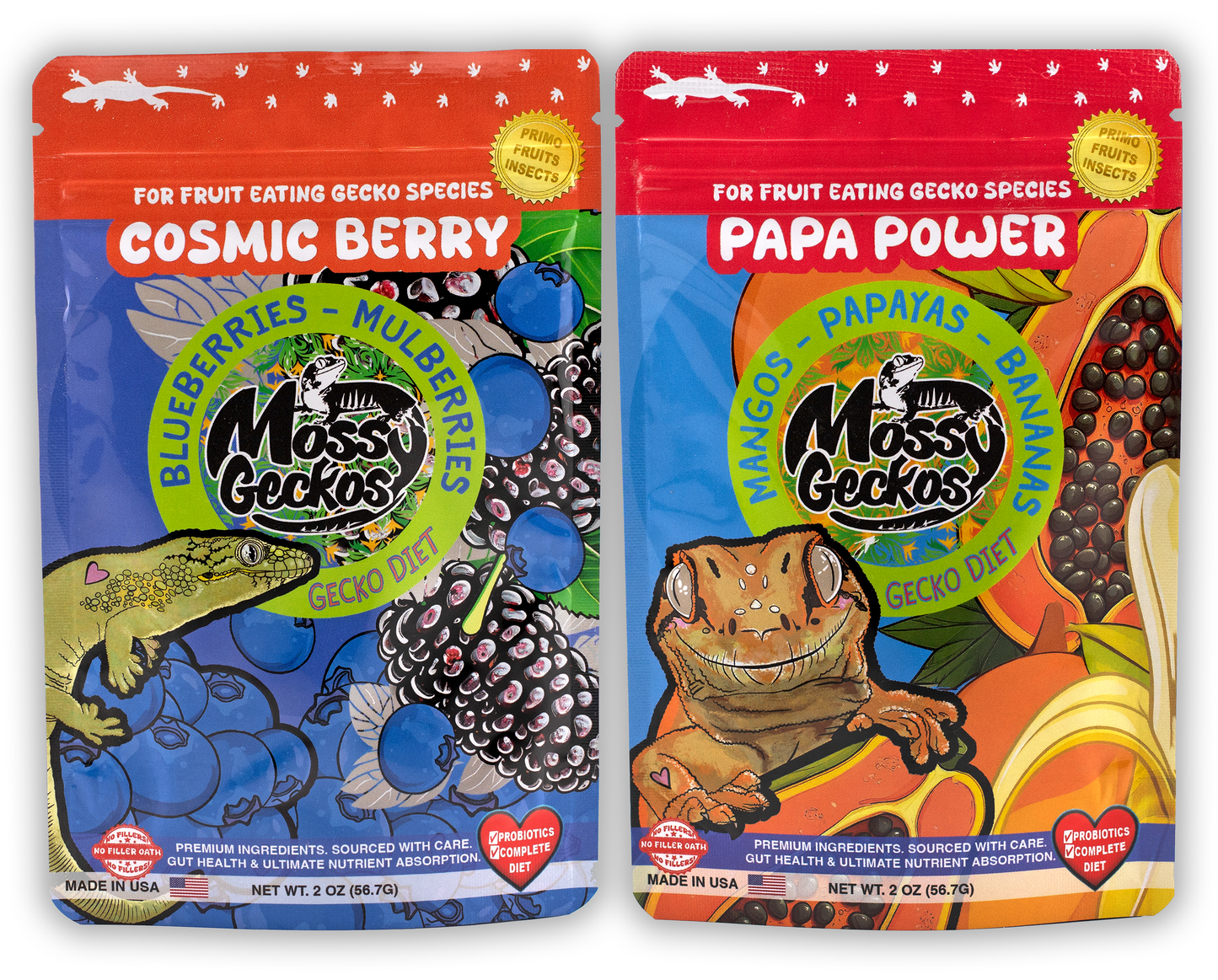 Mossy Geckos - Complete Gecko Diet 2-Pack Bundle